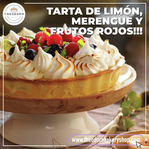 Tarta de limón, merengue y frutos rojos!!!