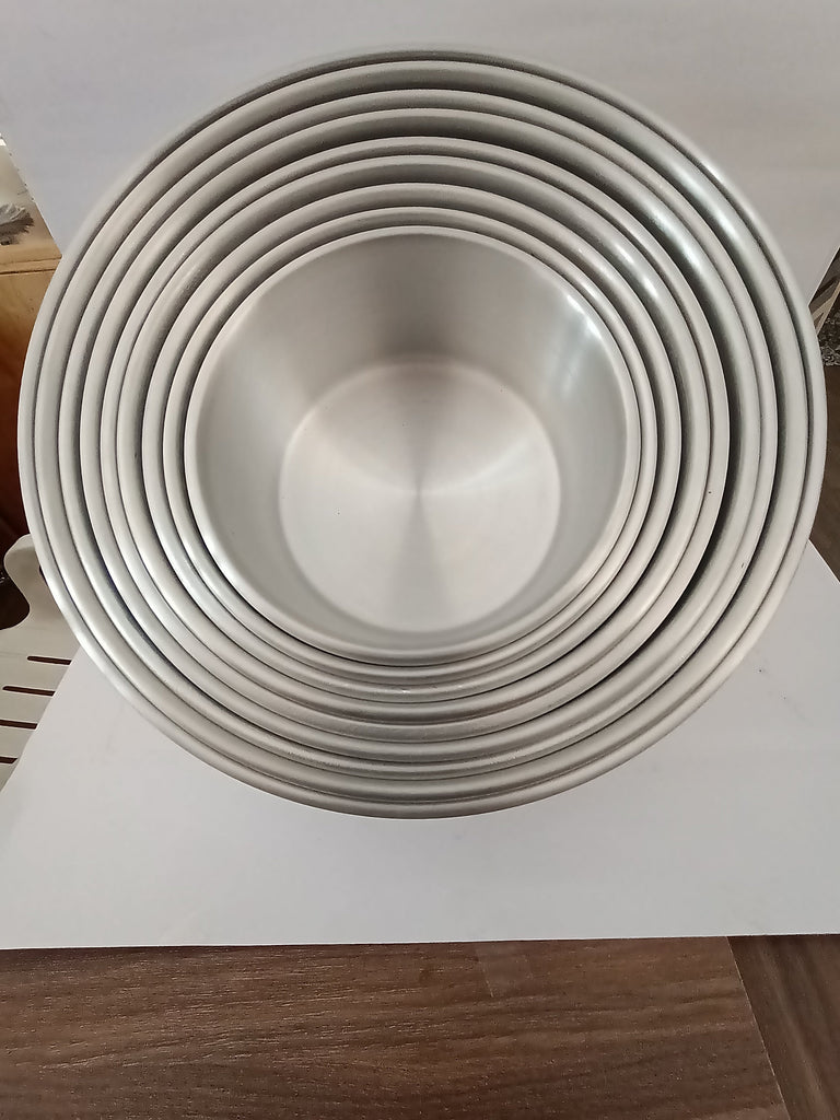 MOLDE DE ALUMINIO REDONDO 22CM RECTO ALTO (9 CM ALTURA)