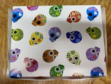 CAJA PARA GALLETAS CALAVERITAS 18.5 x 14.3 x 4.2 CM