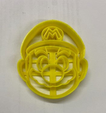 CORTADOR DE GALLETAS DE PLASTICO 8CM MARIO BROS CARA