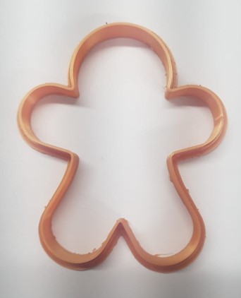 CORTADOR DE GALLETAS DE PLASTICO 8CM MUÑECO JENGIBRE 2