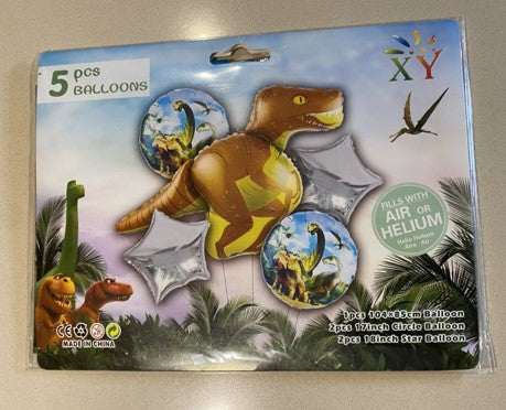 GLOBOS PARA DECORAR DINOSAURIOS