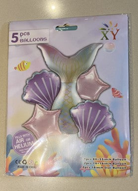 GLOBOS PARA DECORAR SIRENA