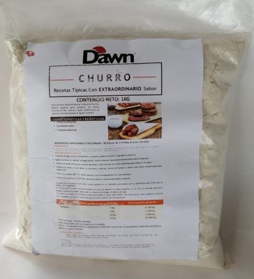 DAWN HARINA PREPARADA PARA CHURRO 1 KG (REEMPACADA)