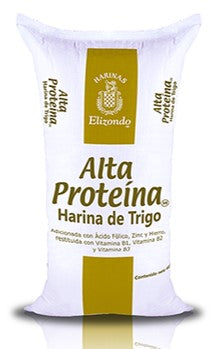 HARINA DE ALTA PROTEINA O DE FUERZA HARINAS ELIZONDO BULTO 25 KG