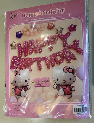 KIT DE FIESTA PARA DECORAR KITTY
