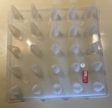 MOLDE ACETATO CUERNOS DE UNICORNIO PARA GELATINA O PALETA (25 CUERNOS)