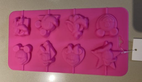 MOLDE DE SILICON PALETAS DISNEY