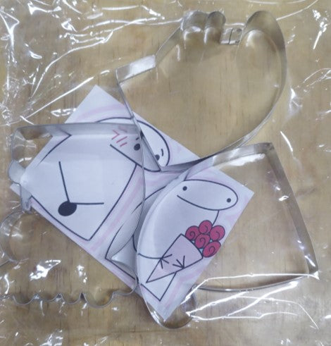 SET CORTADORES GALLETA DE LAMINA ESTANDAR FLORK (3 PIEZAS)