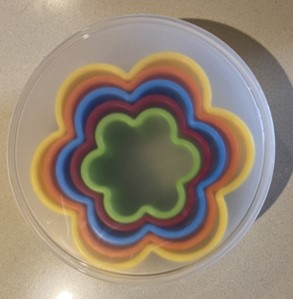 SET DE CORTADORES DE GALLETA FLOR (5 PIEZAS)