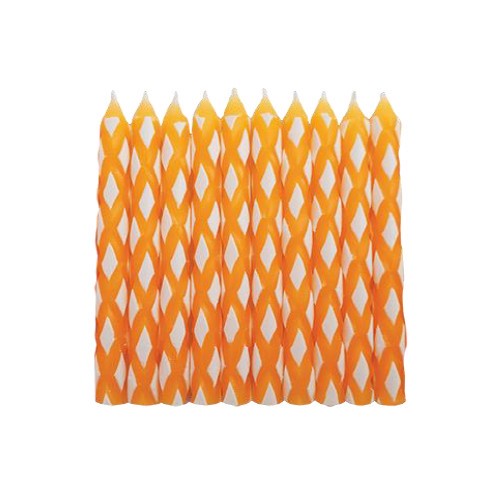 VELAS IMPRESAS ROMBOS BLANCOS