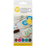 WILTON PLUMON COMESTIBLE PAQUETE  5 PZAS COLORES BÁSICOS PUNTA EXTRA FINA