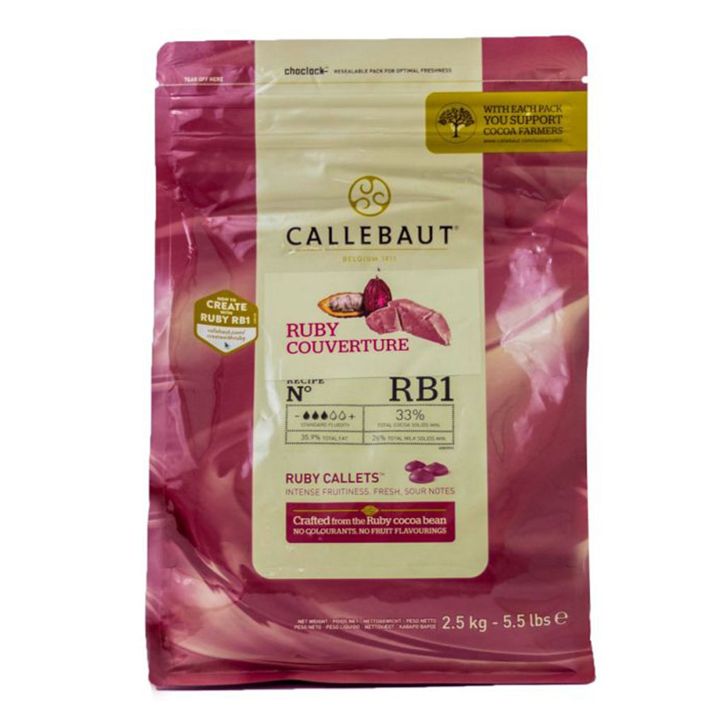 CALLEBAUT CHOCOLATE RUBY 2.5KG