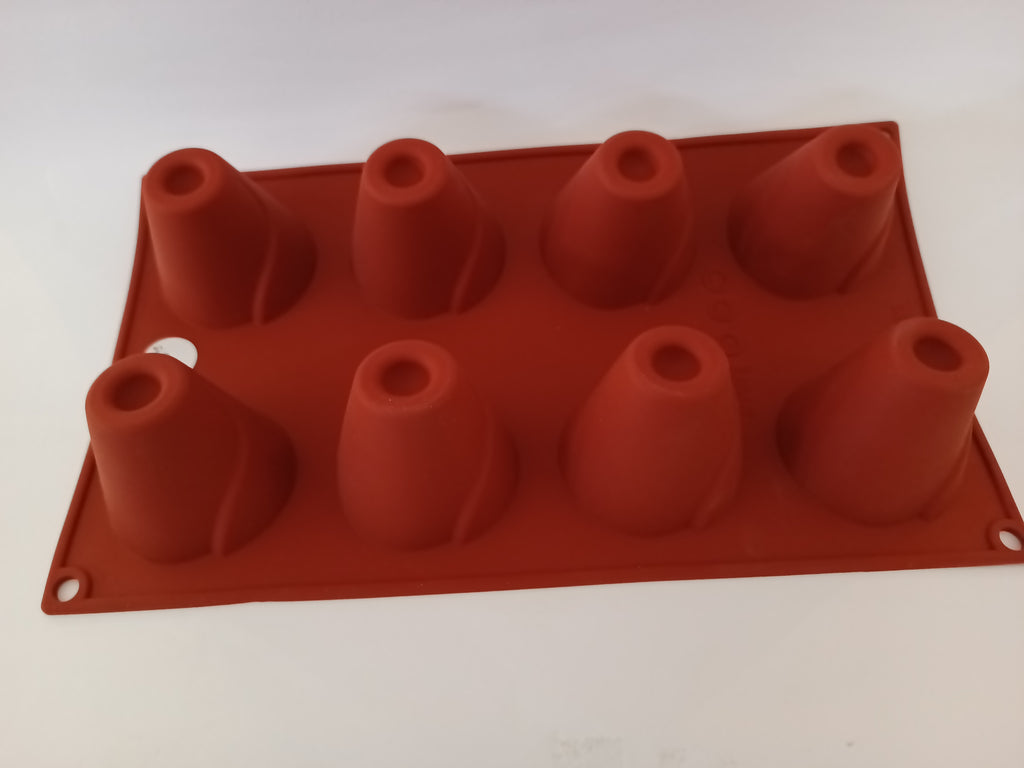 MOLDE DE SILICON VASITO 8 CAVIDADES