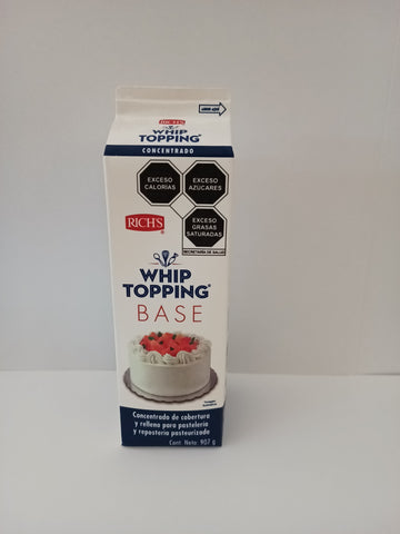 RICHS WHIP TOPPING BASE 907G