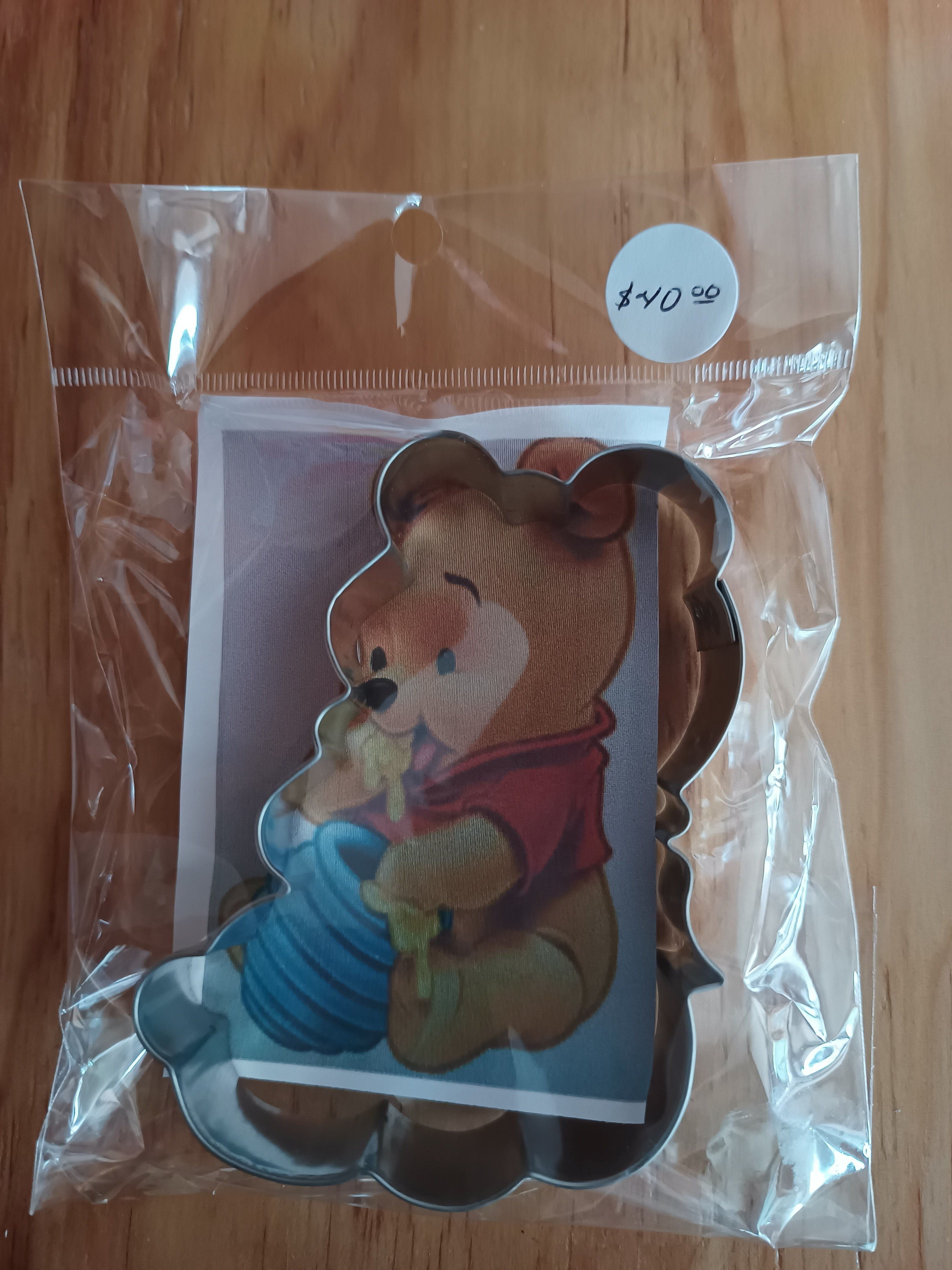 CORTADOR DE GALLETA LAMINA ESTANDAR 10CM WINNIE POH