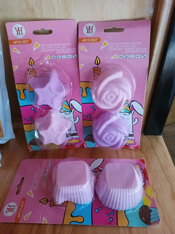 CAPACILLOS DE SILICON PARA CUPCAKES INDIVIDUALES