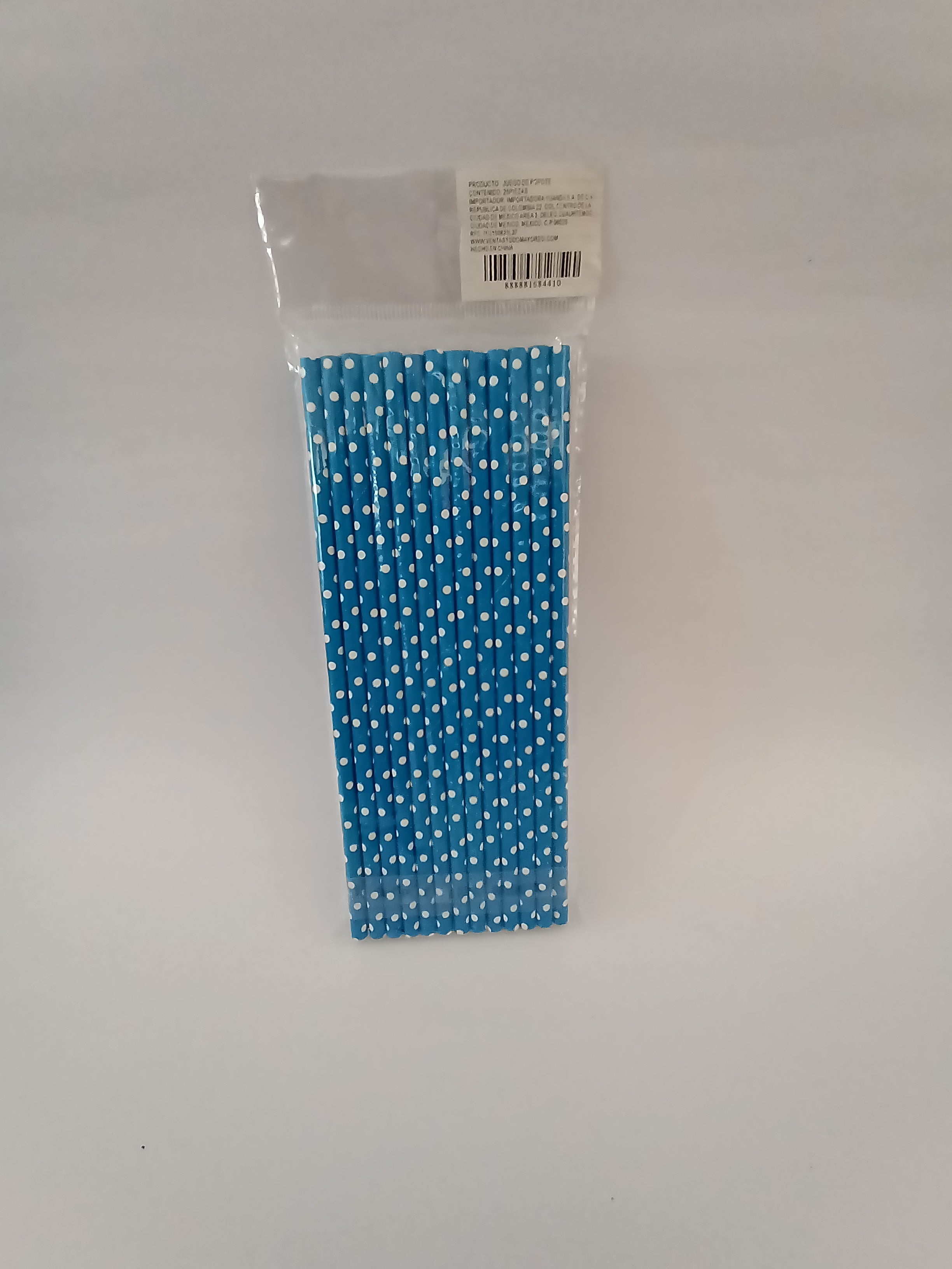 POPOTES DE PAPEL AZULES DOTS