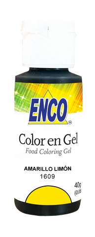 ENCO COLORES EN GEL 40G AMARILLO LIMON