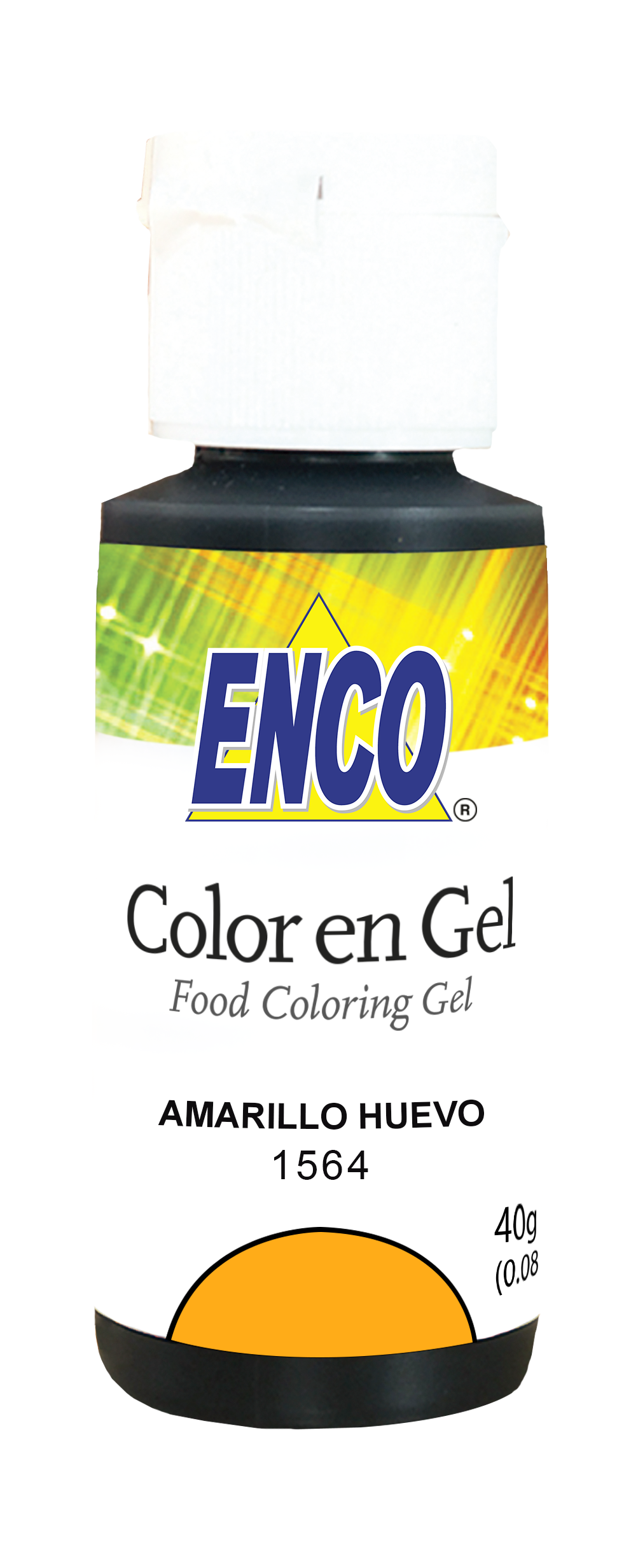 ENCO COLORES EN GEL 40G AMARILLO HUEVO
