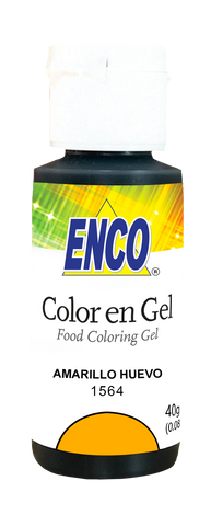 ENCO COLORES EN GEL 40G AMARILLO HUEVO