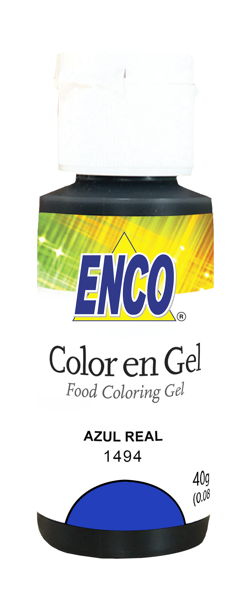 ENCO COLORES EN GEL 40G AZUL REAL