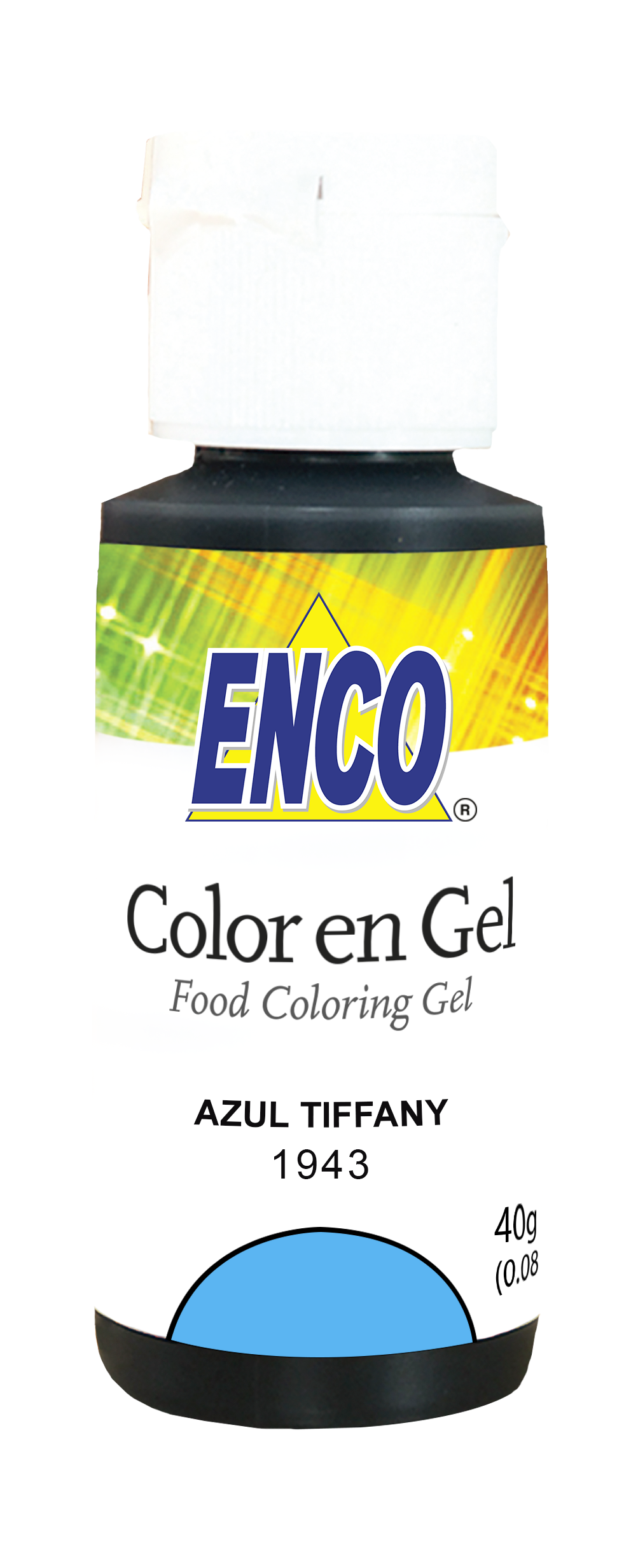 ENCO COLORES EN GEL 40G AZUL TIFFANY