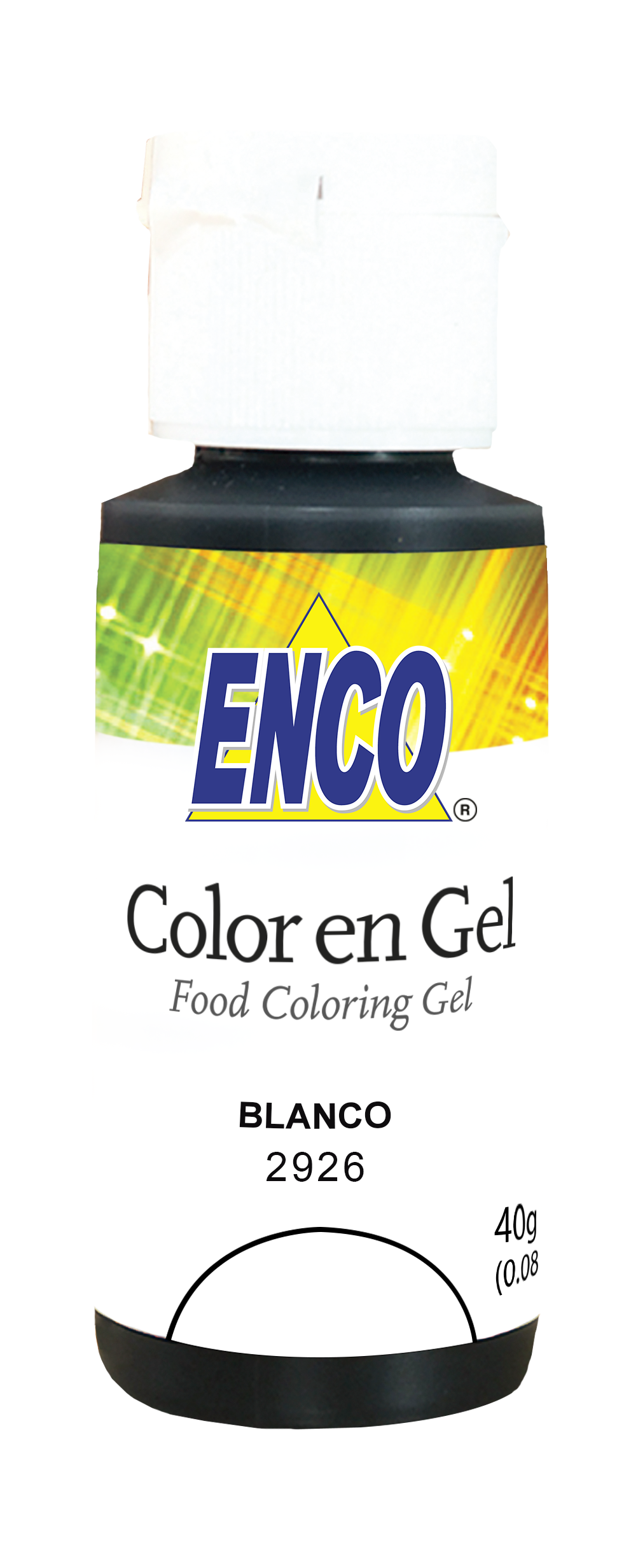 ENCO COLORES EN GEL 40G BLANCO