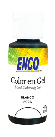 ENCO COLORES EN GEL 40G BLANCO