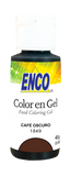 ENCO COLORES EN GEL 40G CAFE OSCURO