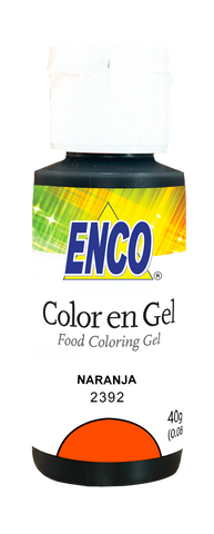 ENCO COLORES EN GEL 40G NARANJA