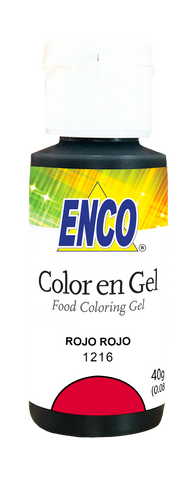 ENCO COLORES EN GEL 40G ROJO ROJO