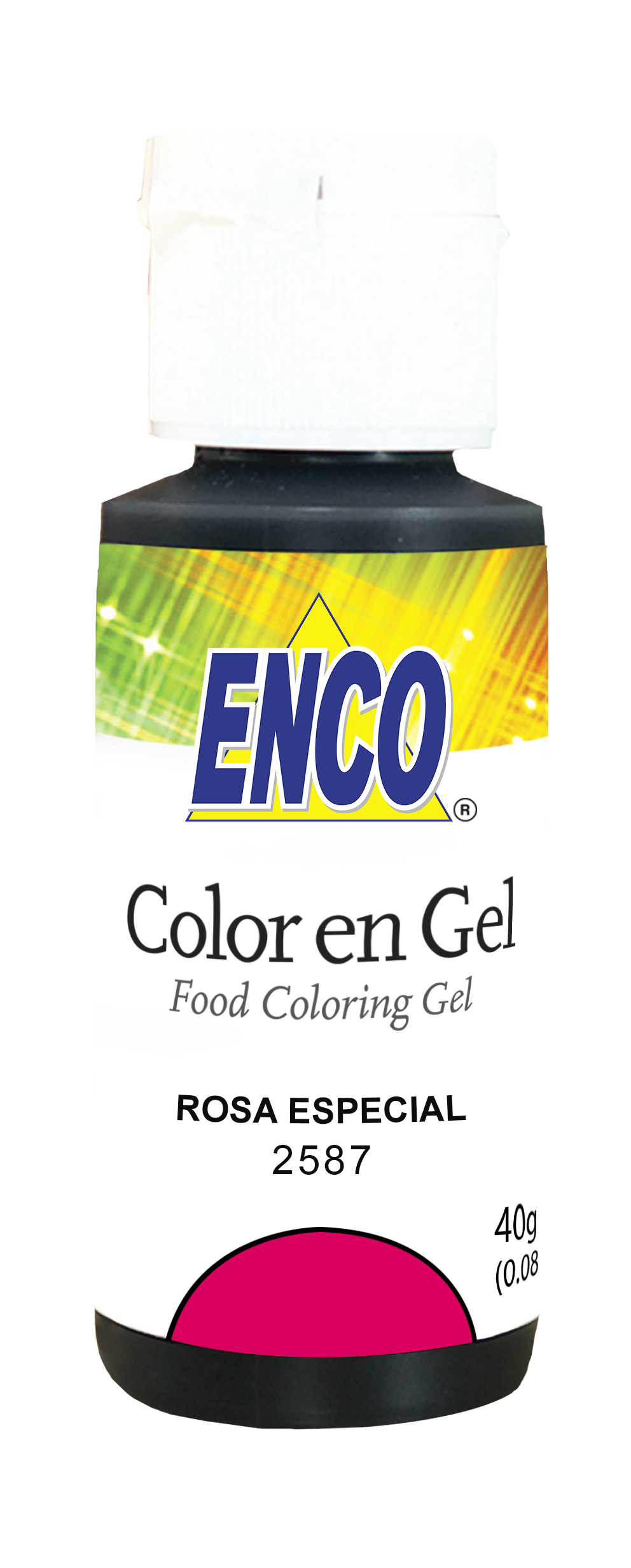 ENCO COLORES EN GEL 40G ROSA ESPECIAL