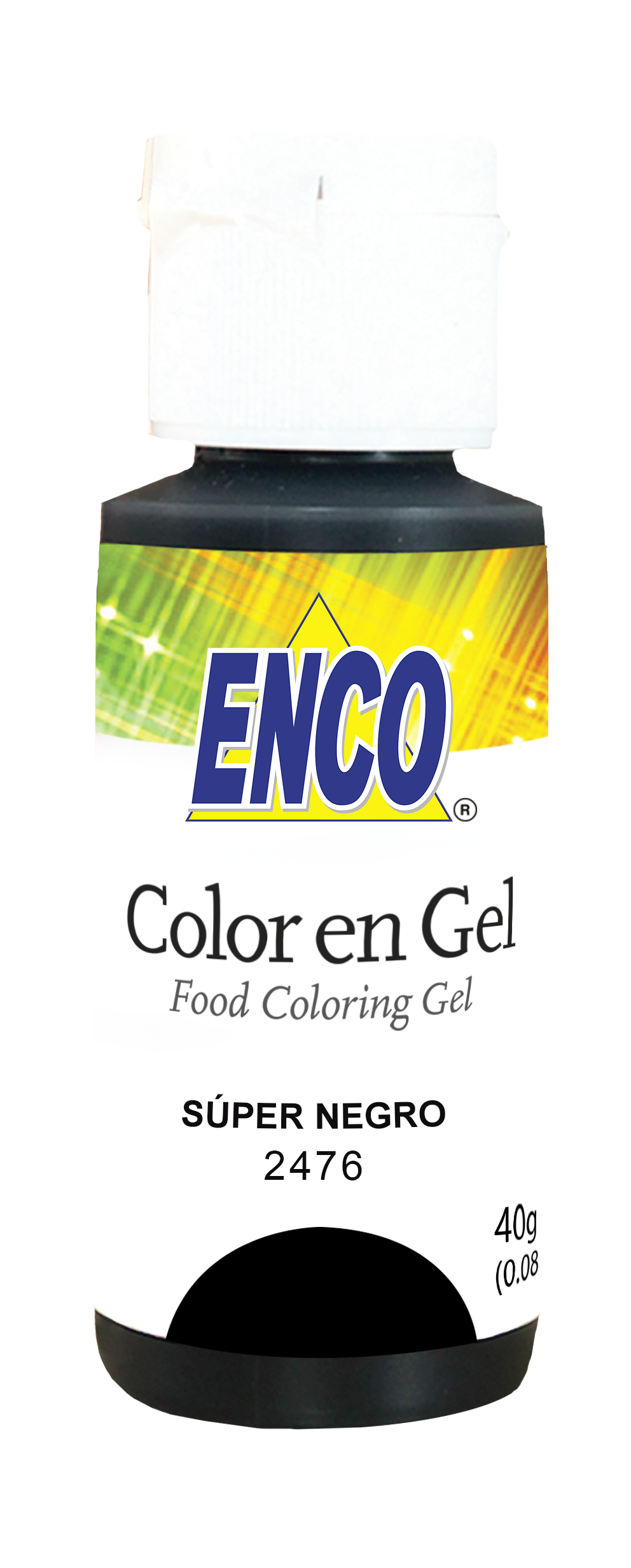 ENCO COLORES EN GEL 40G SUPER NEGRO