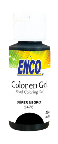 ENCO COLORES EN GEL 40G SUPER NEGRO