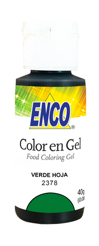ENCO COLORES EN GEL 40G VERDE HOJA