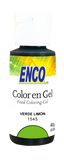 ENCO COLORES EN GEL 40G VERDE LIMON