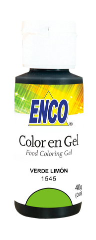 ENCO COLORES EN GEL 40G VERDE LIMON
