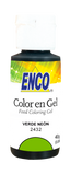 ENCO COLORES EN GEL 40G VERDE NEON