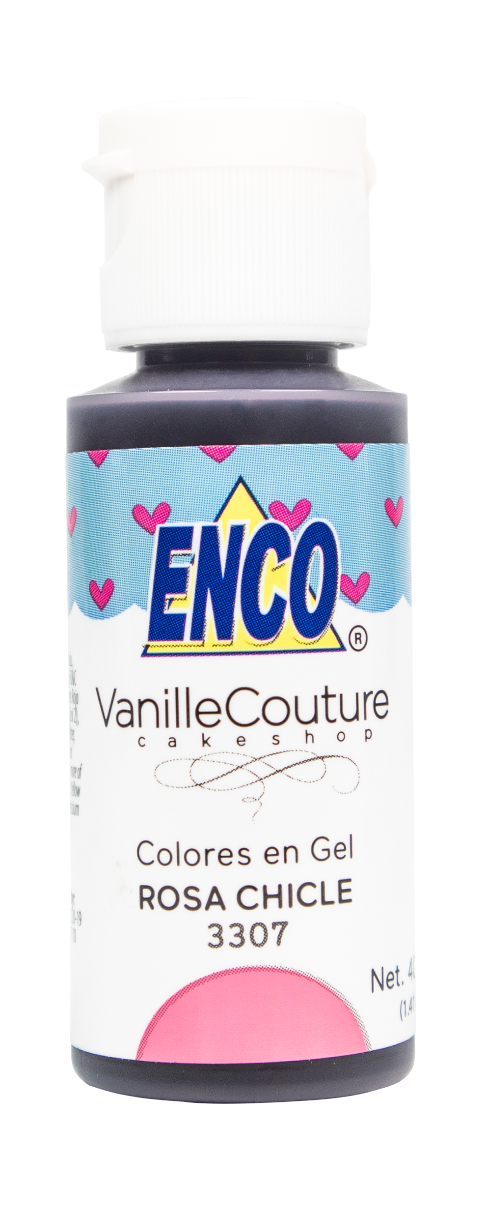 ENCO COLORES EN GEL 40G ROSA CHICLE
