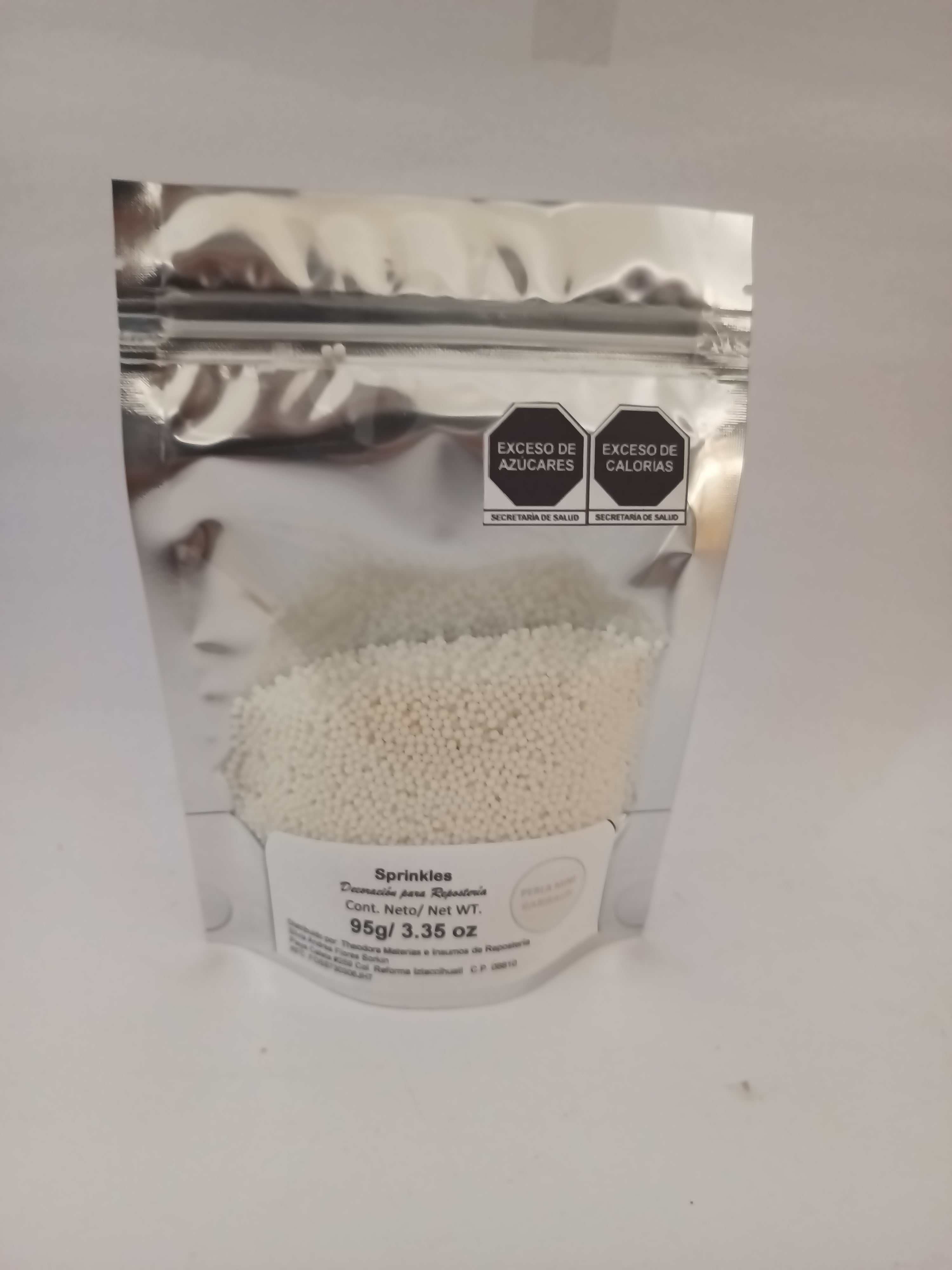 SPRINKLES MINI CHOCHITOS BLANCOS PARA GARIBALDI 100 G