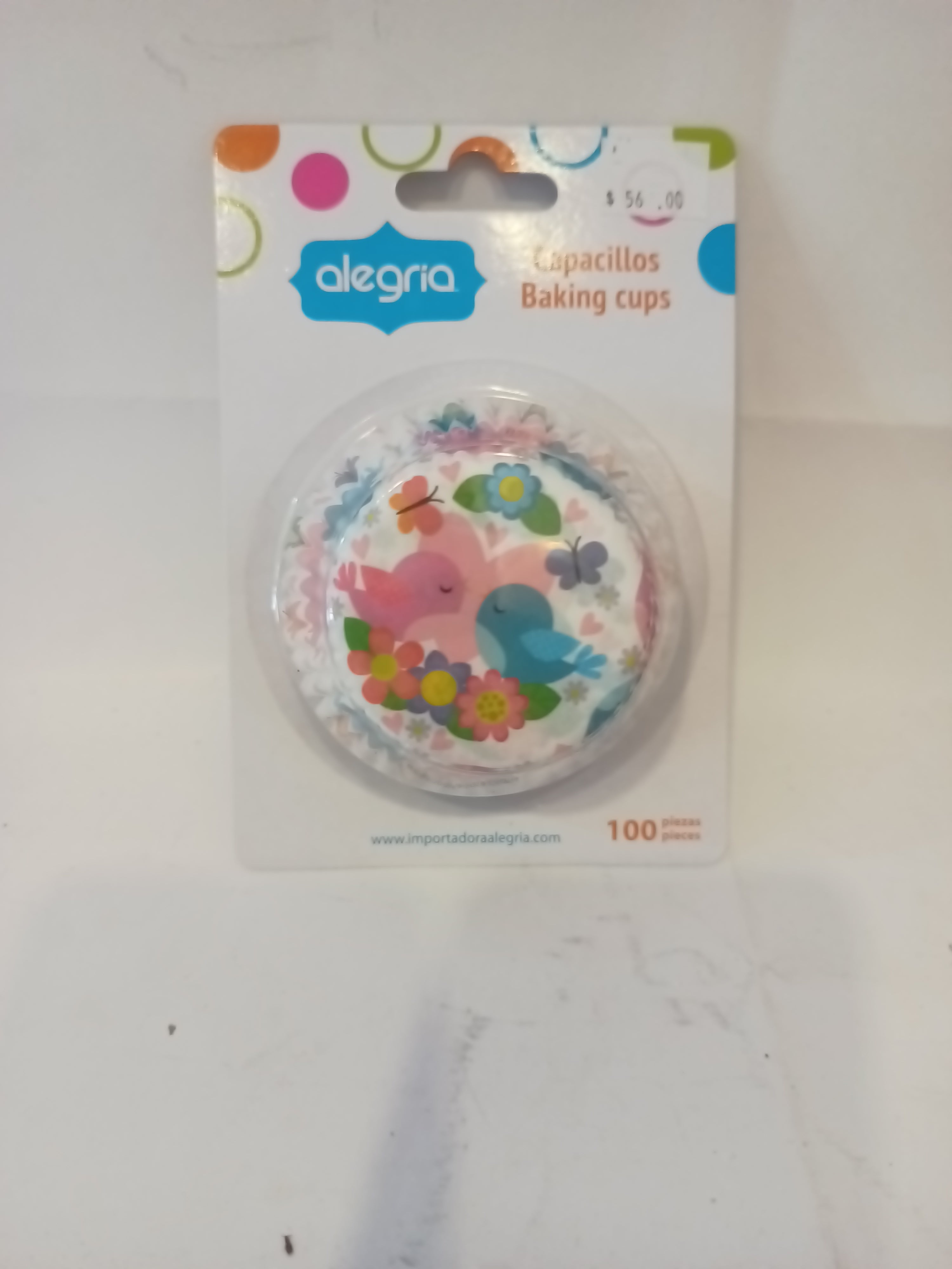 CAPACILLO PAJARITOS CORAZON FLOR ESTANDAR 100 PZAS