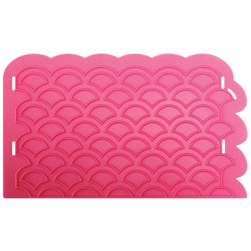MOLDE DE SILICON PARA FONDANT ABANICOS