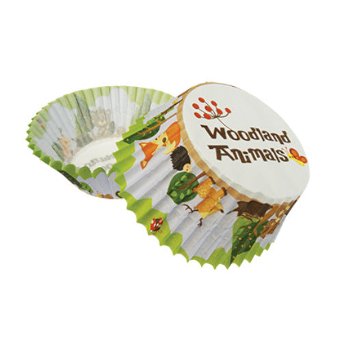 CAPACILLO ESTANDAR 100 PIEZAS WOODLAND ANIMALS