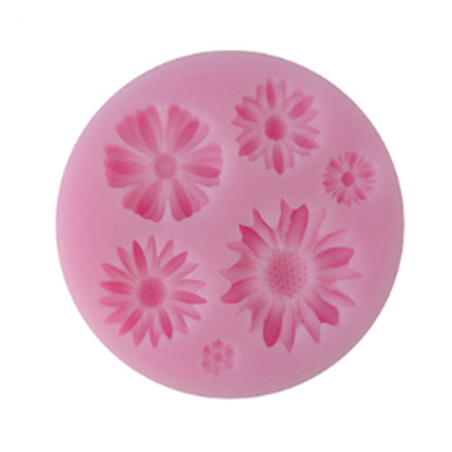 MOLDE DE SILICON PARA FONDANT FLORES