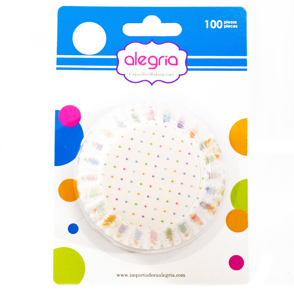 CAPACILLO ESTANDAR 100 PIEZAS VELITAS CUMPLEAÑOS