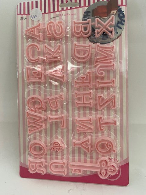 CORTADOR PARA FONDANT ALFABETO