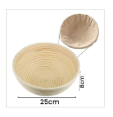BANNETON DE MIMBRE 25 X 8 CM
