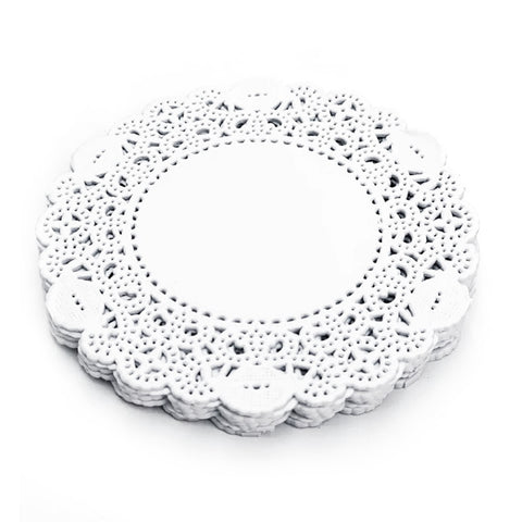 BLONDA PAPEL REDONDA BLANCA 25 CM 10 PZA