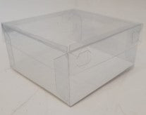 CAJA DE ACETATO TRANSPARENTE 10 X 10 X 5 CM